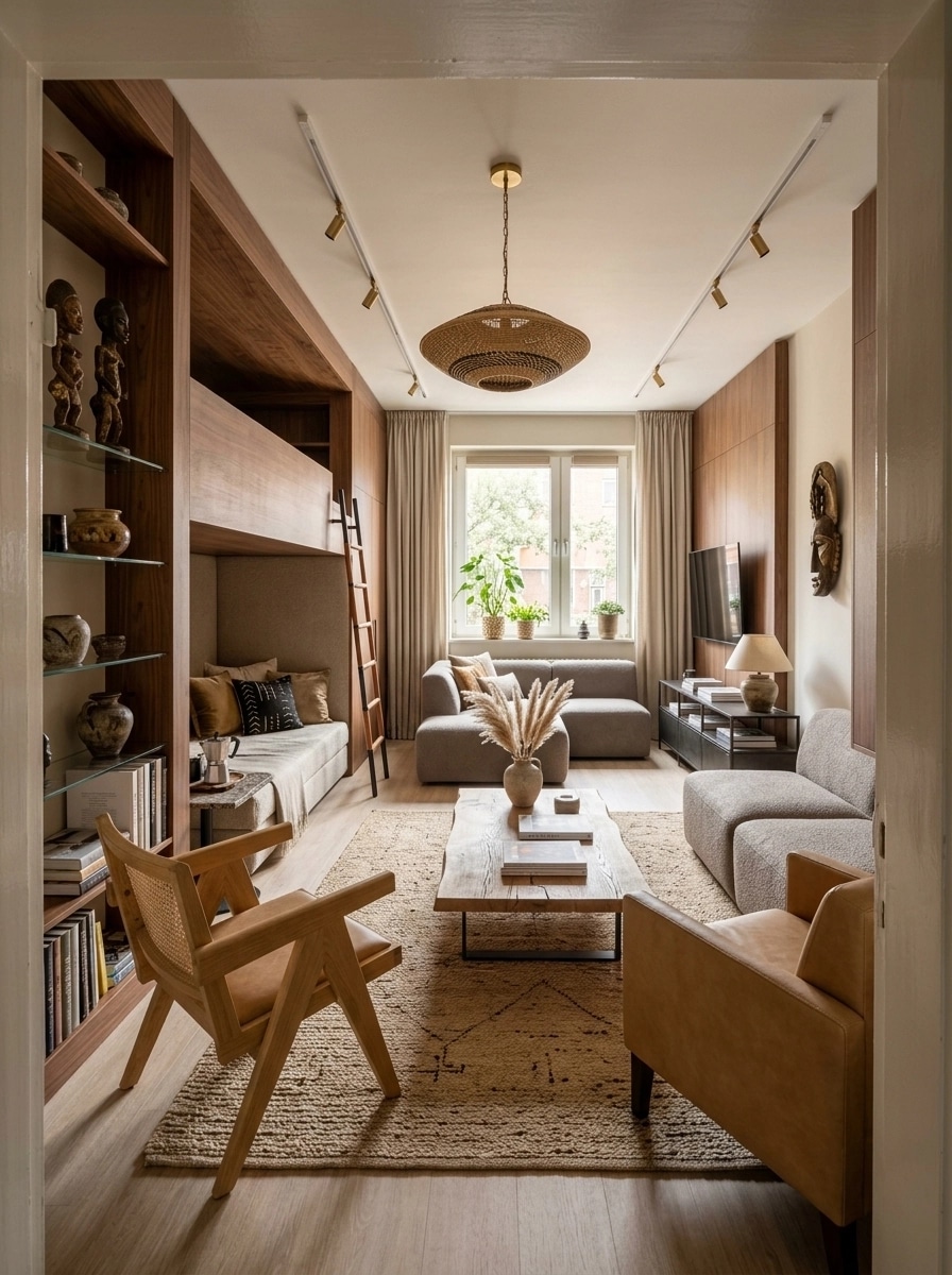 Scandinavian Living Room design — interior photo by GenRoom AI
