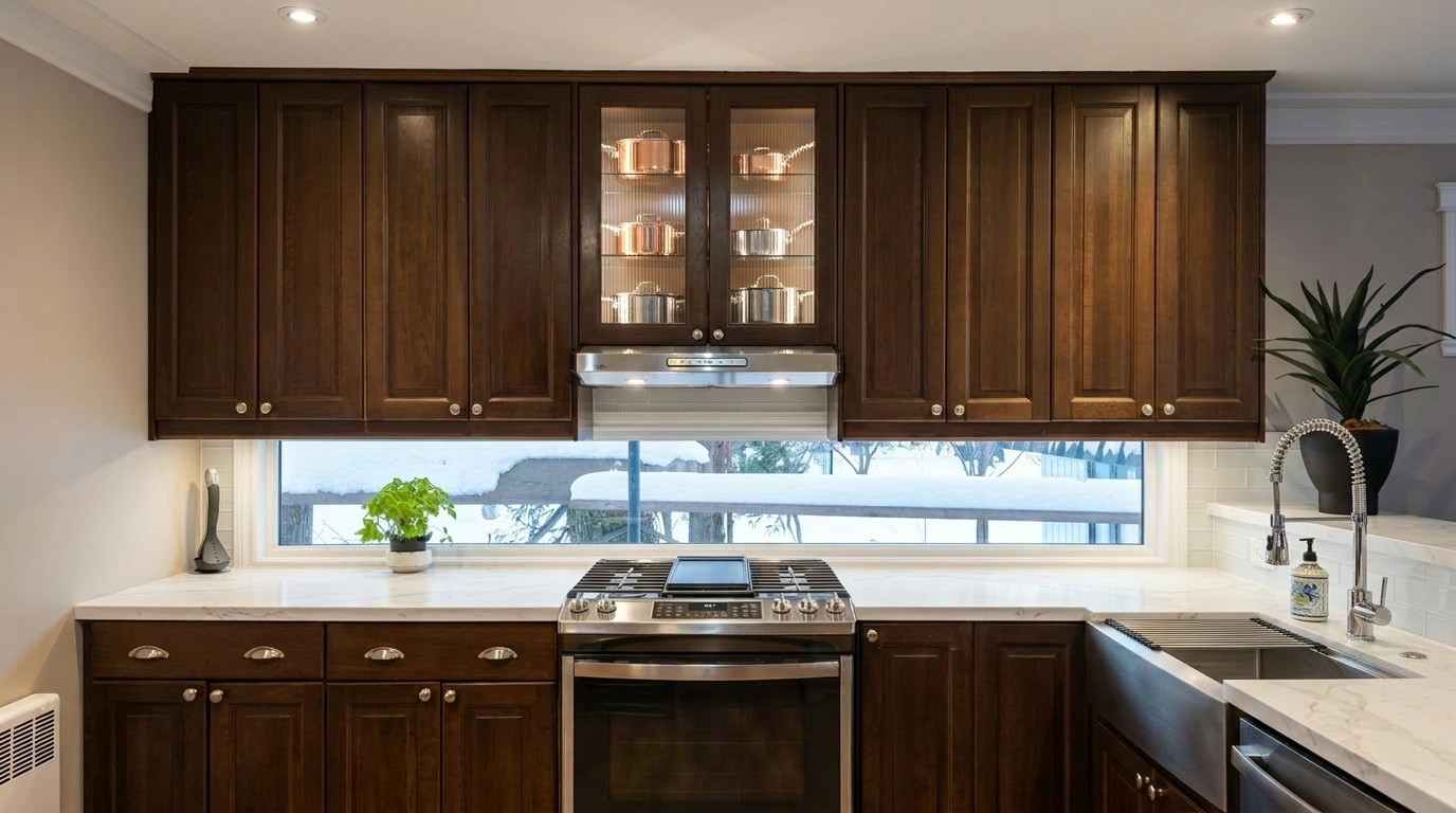 Modern Farmhouse Dapur design — interior photo by GenRoom AI