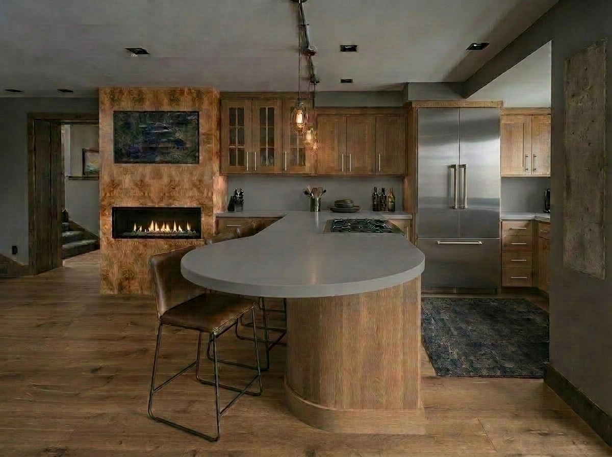 Kitchen interior in Loft / Industrial style — photo by GenRoom AI