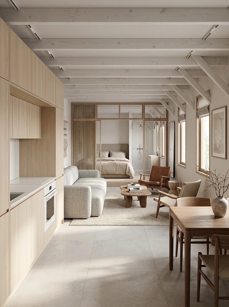 Scandinavian Living Room design — interior photo by GenRoom AI