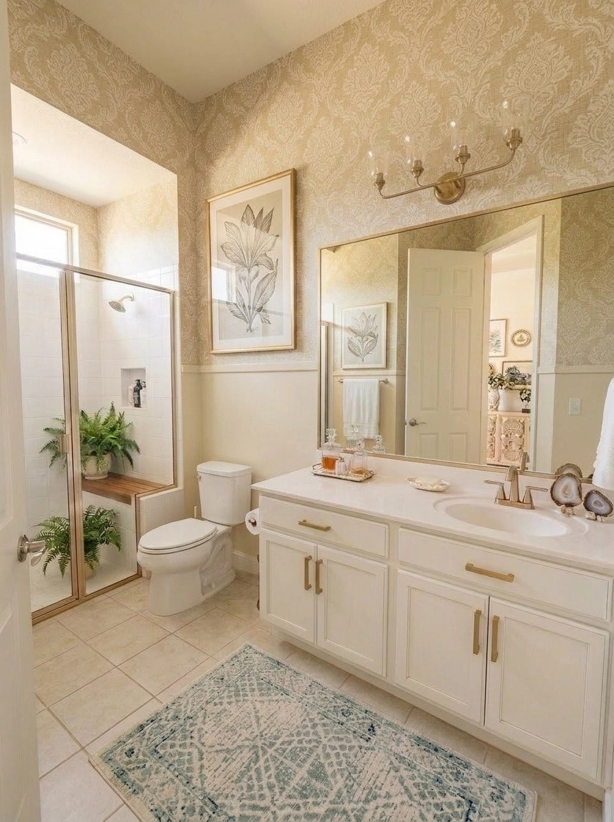 Bathroom interior in no_style style — photo by GenRoom AI