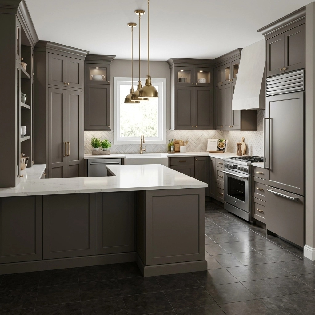 Interior design in Transitional style — Kitchen by GenRoom AI