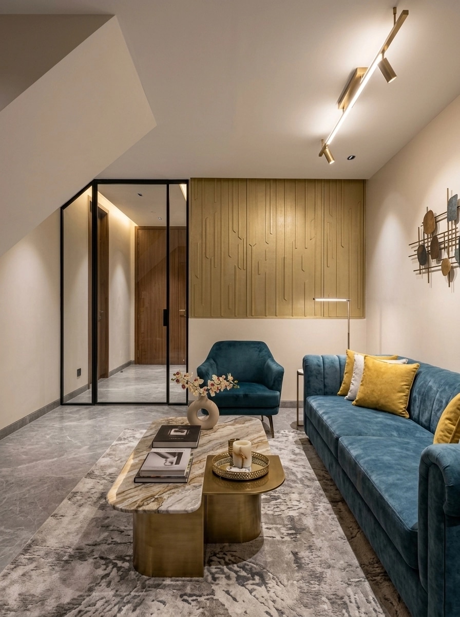 Interior design in Contemporary style — Living Room by GenRoom AI