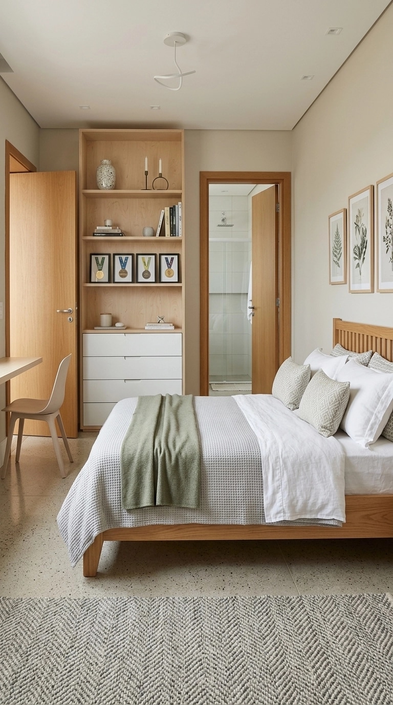 Scandinavian Bedroom design — interior photo by GenRoom AI