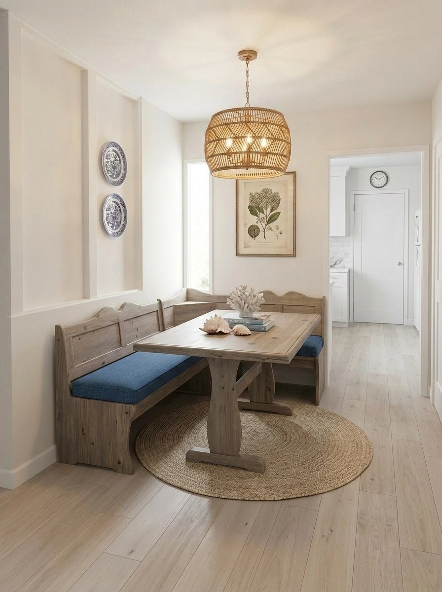 Interior design in Coastal / Hamptons style — dining_room by GenRoom AI