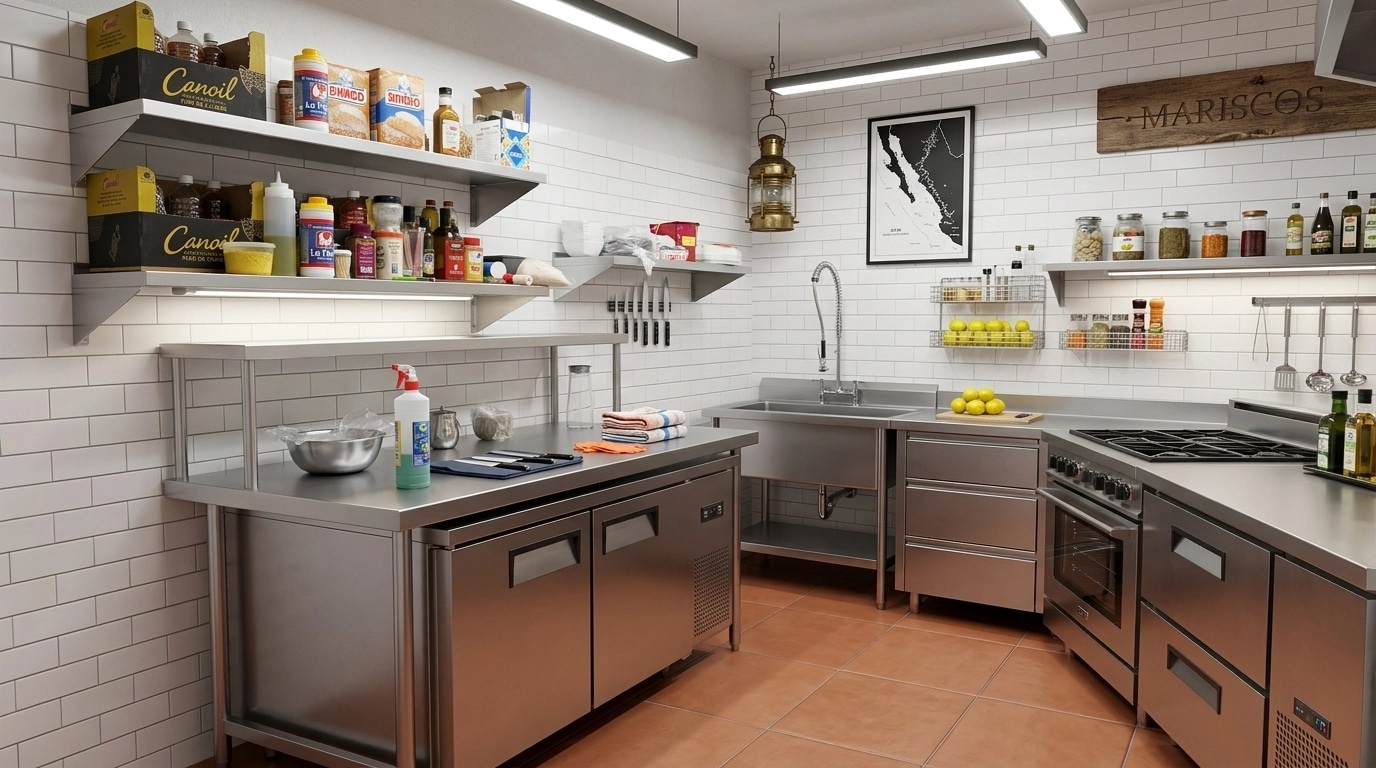 Kitchen interior in no_style style — photo by GenRoom AI
