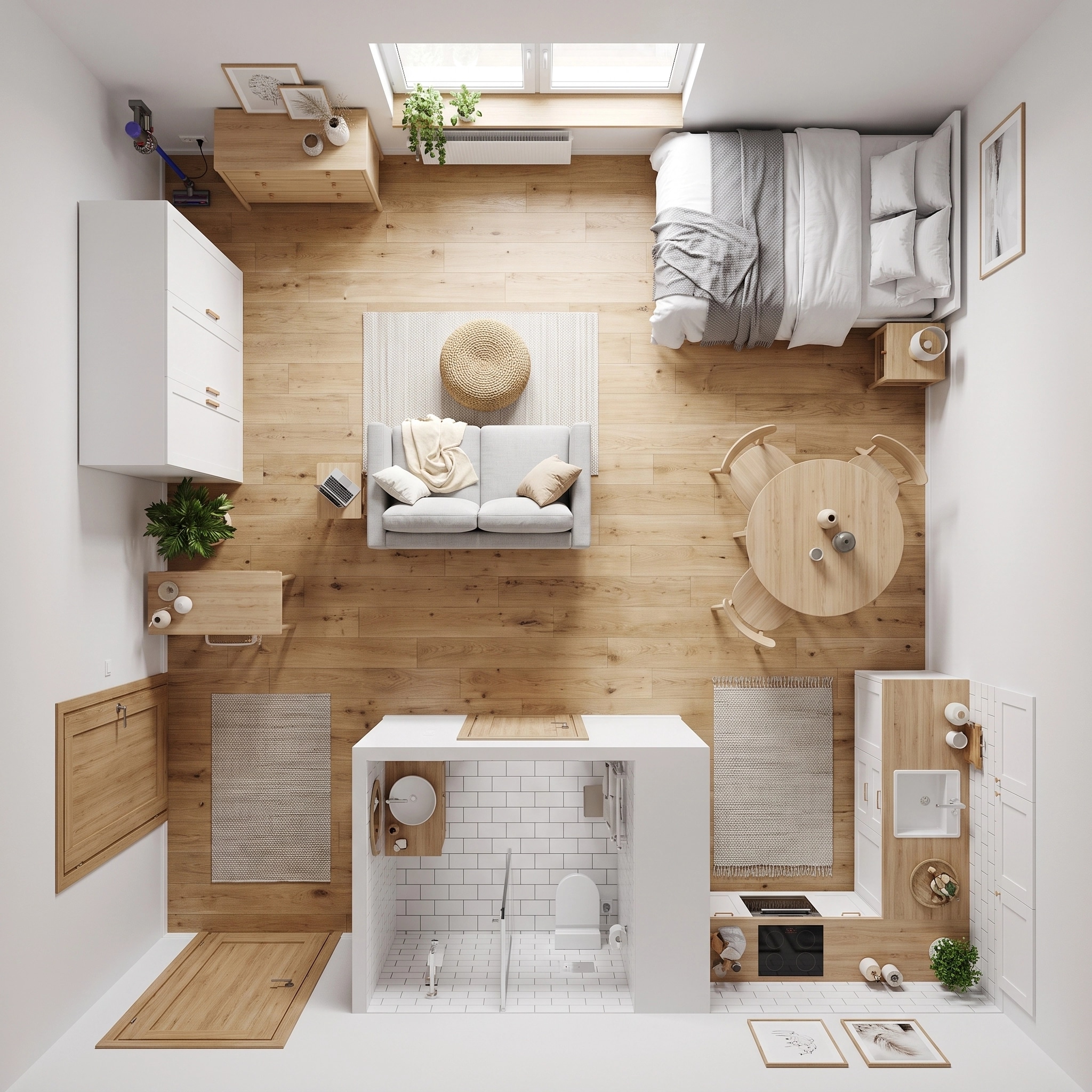 Scandinavian Living Room design — interior photo by GenRoom AI