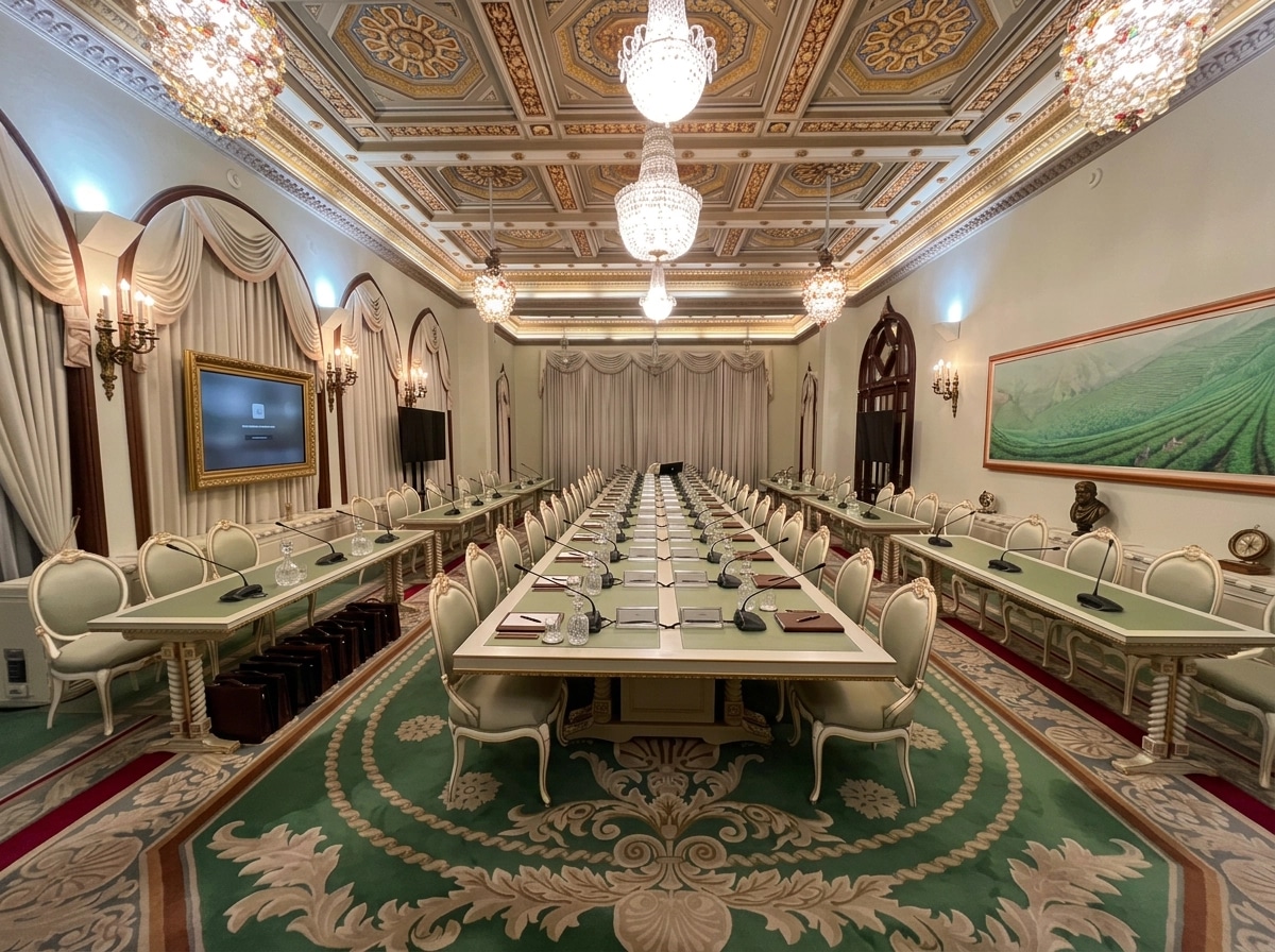 Interior design in Classic style — meeting_room by GenRoom AI