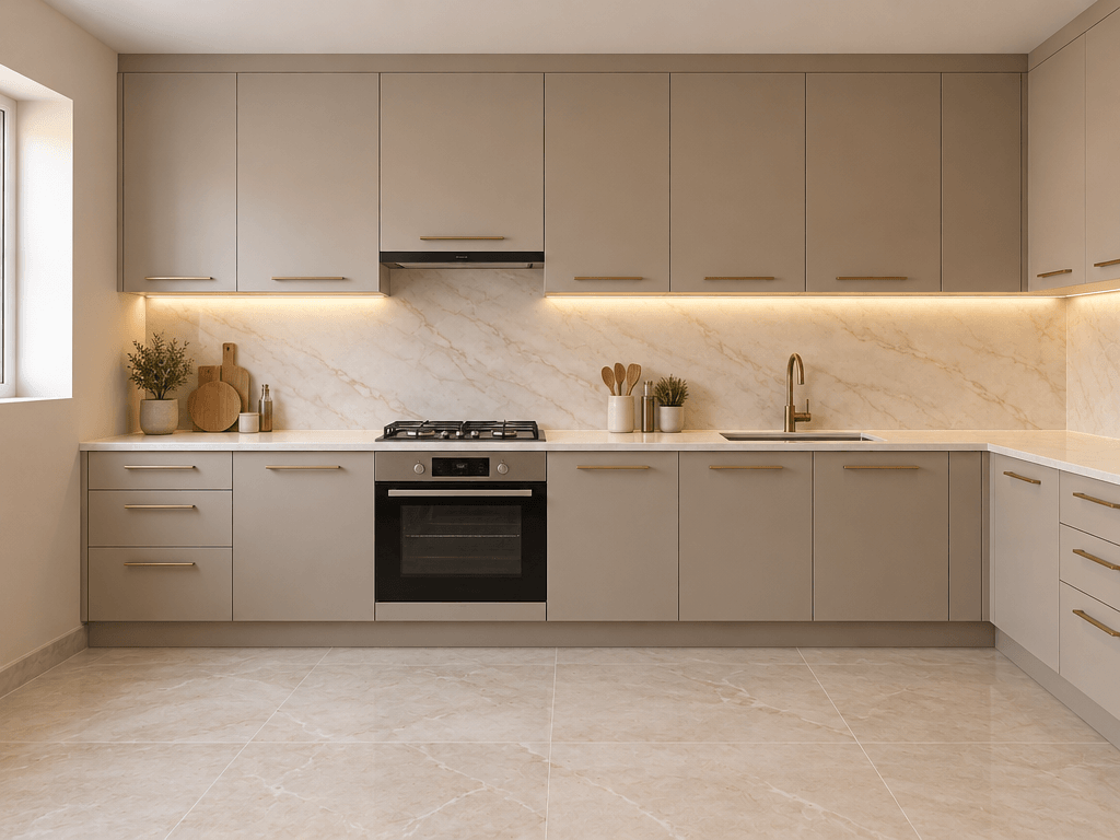 Kitchen interior in no_style style — photo by GenRoom AI