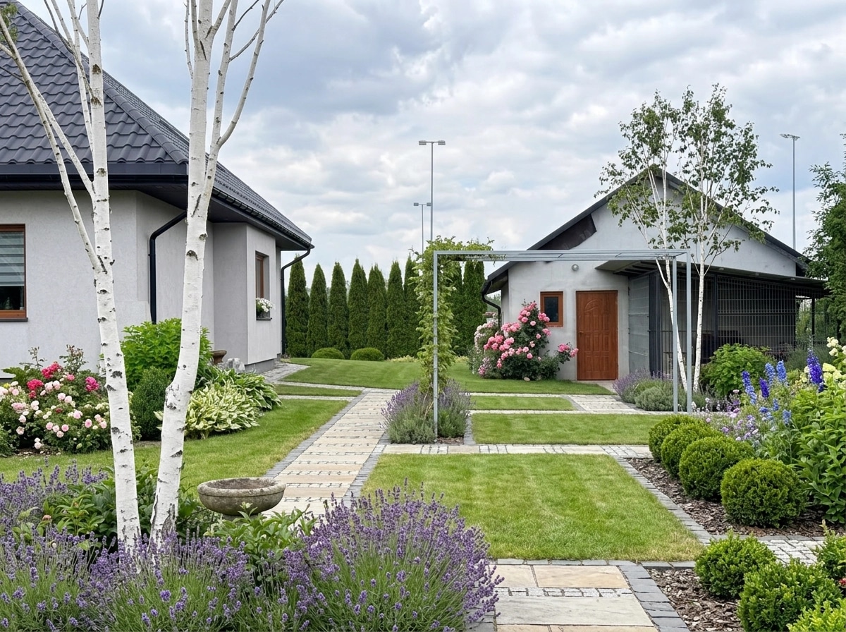 Yard design in no_style style — photo by GenRoom AI