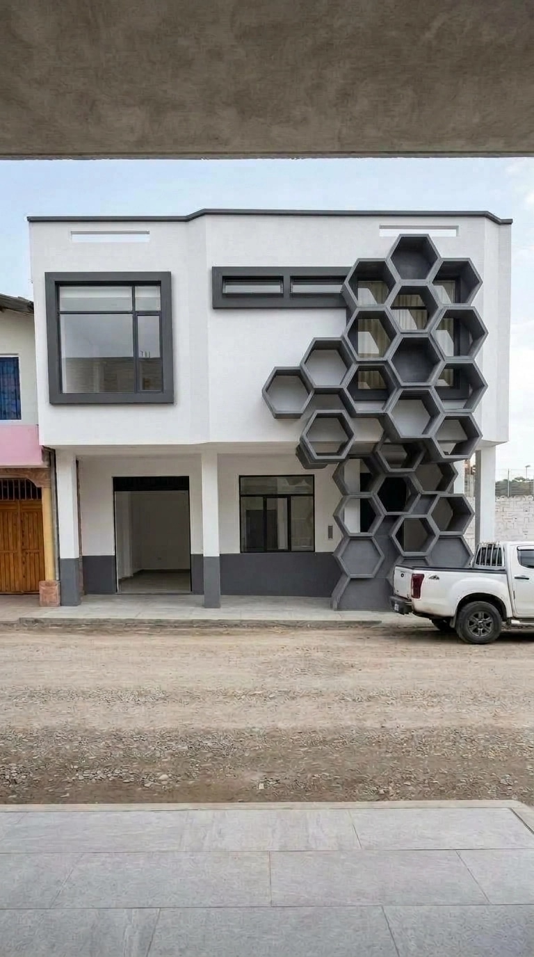 Facade design in Minimalist Facade style — Facade by GenRoom AI