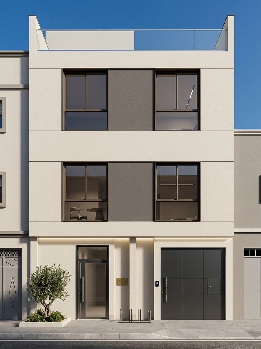 Facade design in Minimalist Facade style — Facade by GenRoom AI