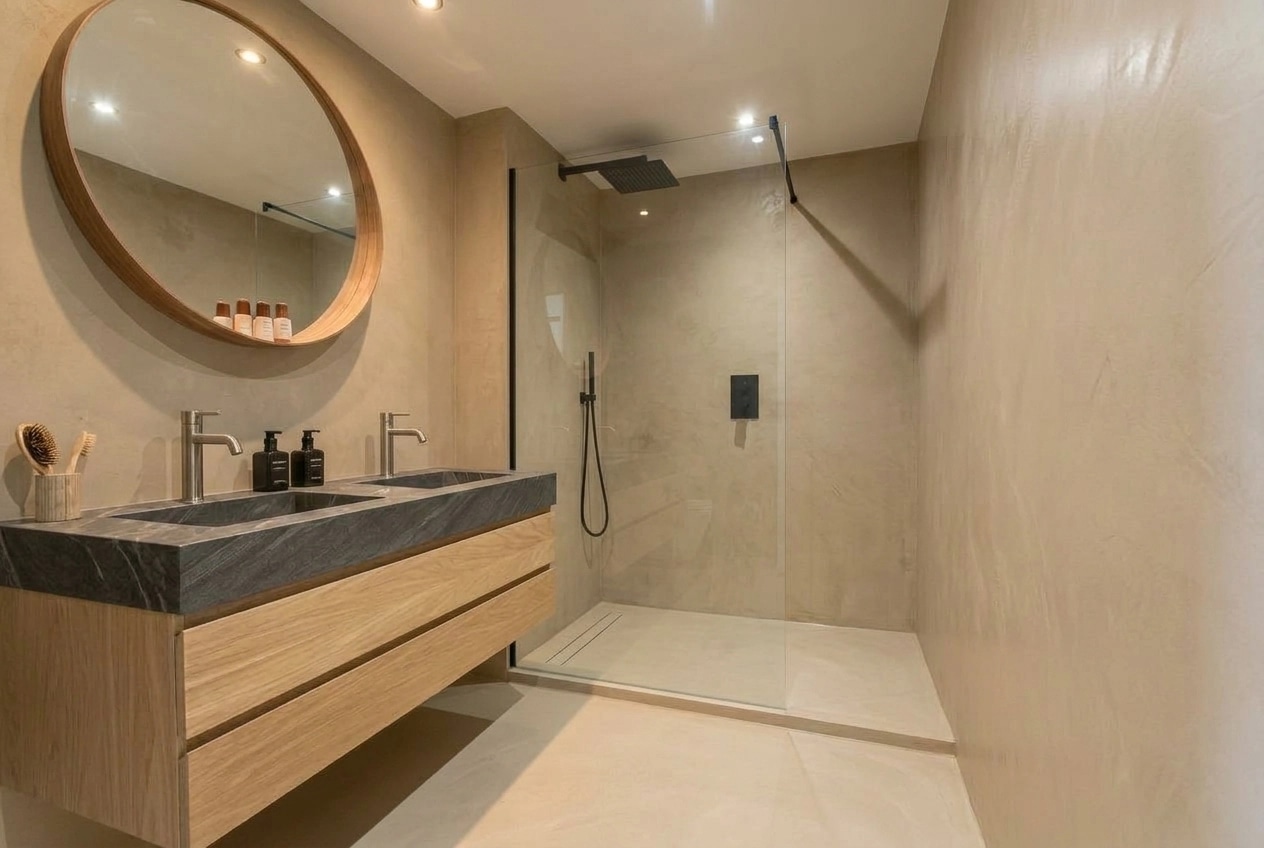 Bathroom interior in no_style style — photo by GenRoom AI