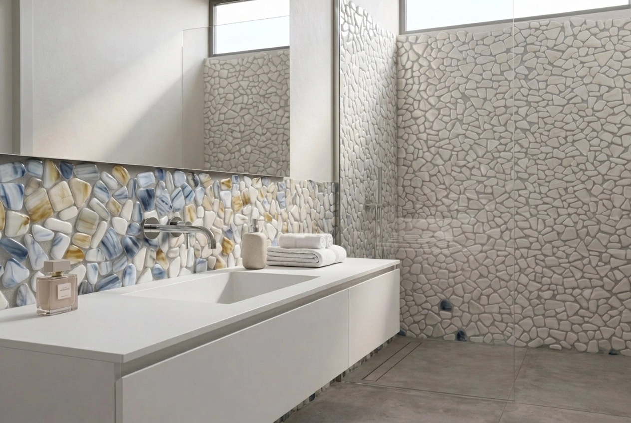 Contemporary Bathroom design — interior photo by GenRoom AI