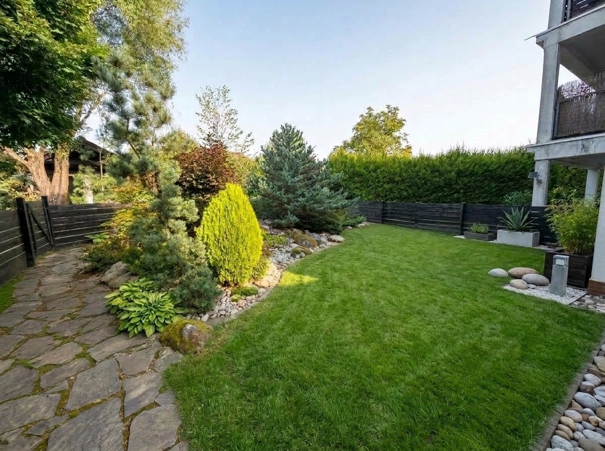 Landscape design in Contemporary Yard style — Yard by GenRoom AI