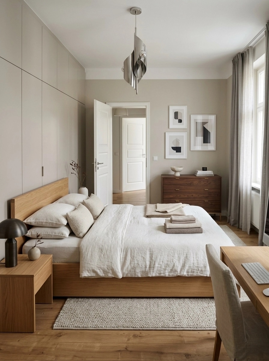 Interior design in Contemporary style — Bedroom by GenRoom AI