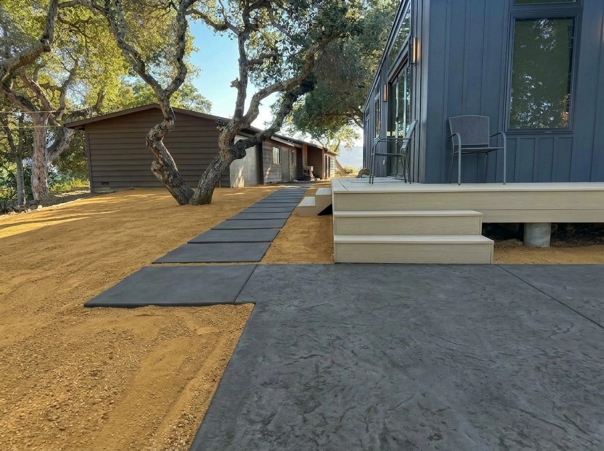 Yard design in no_style style — photo by GenRoom AI