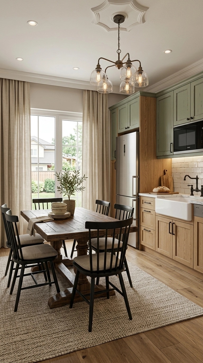 Modern Farmhouse Kitchen design — interior photo by GenRoom AI