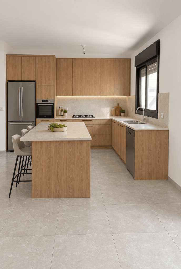 Neoclassic Kitchen design — interior photo by GenRoom AI