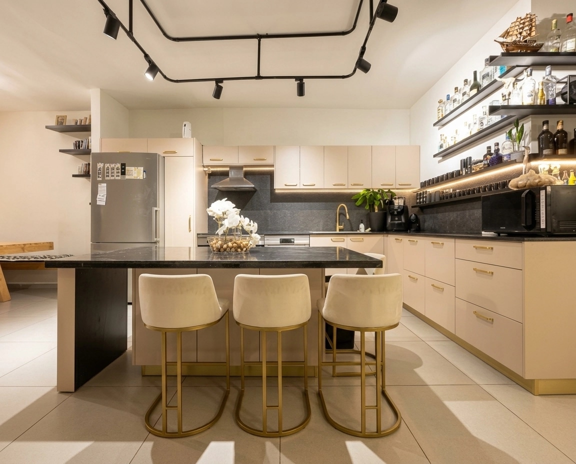 Kitchen interior in no_style style — photo by GenRoom AI