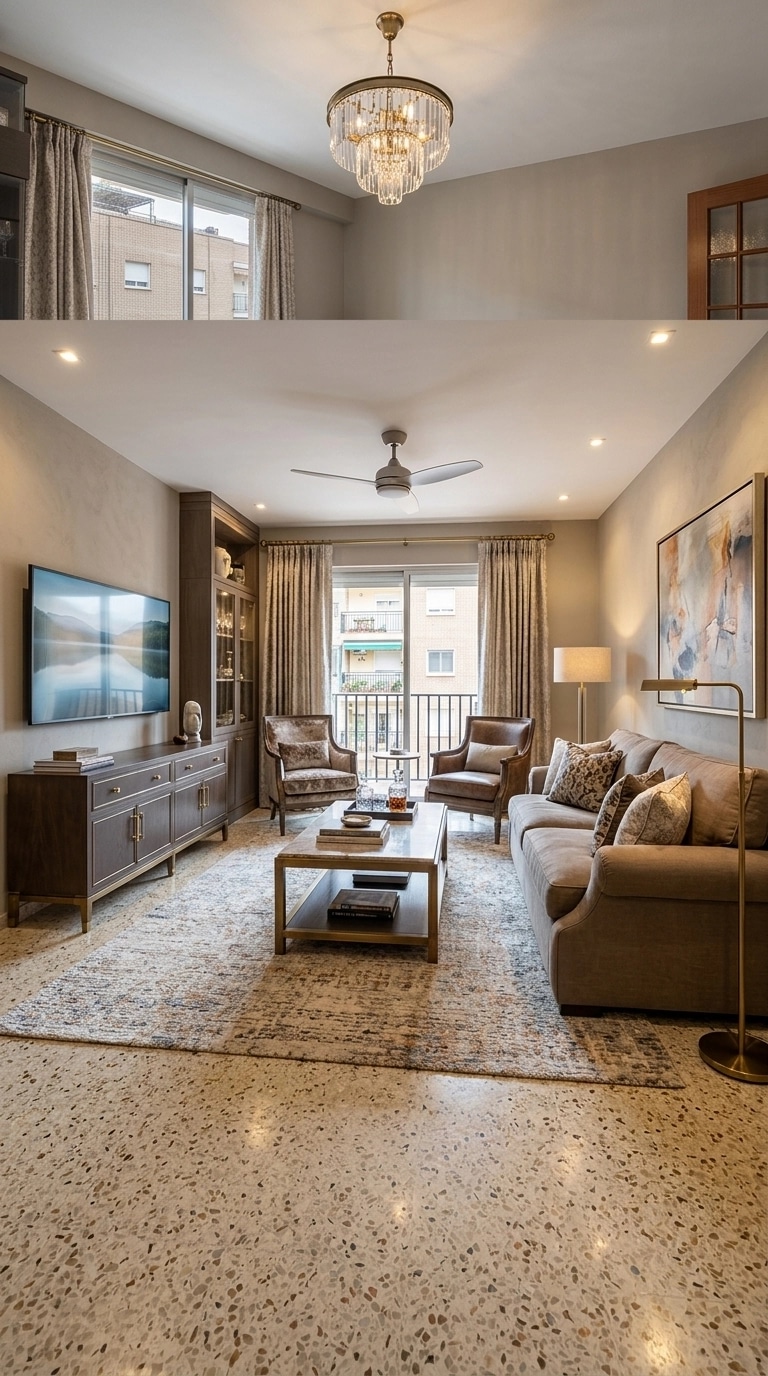 Interior design in Transitional style — Living Room by GenRoom AI