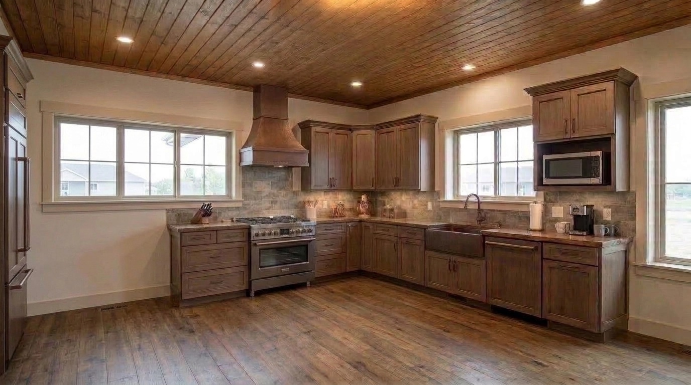 Modern Farmhouse Kitchen design — interior photo by GenRoom AI