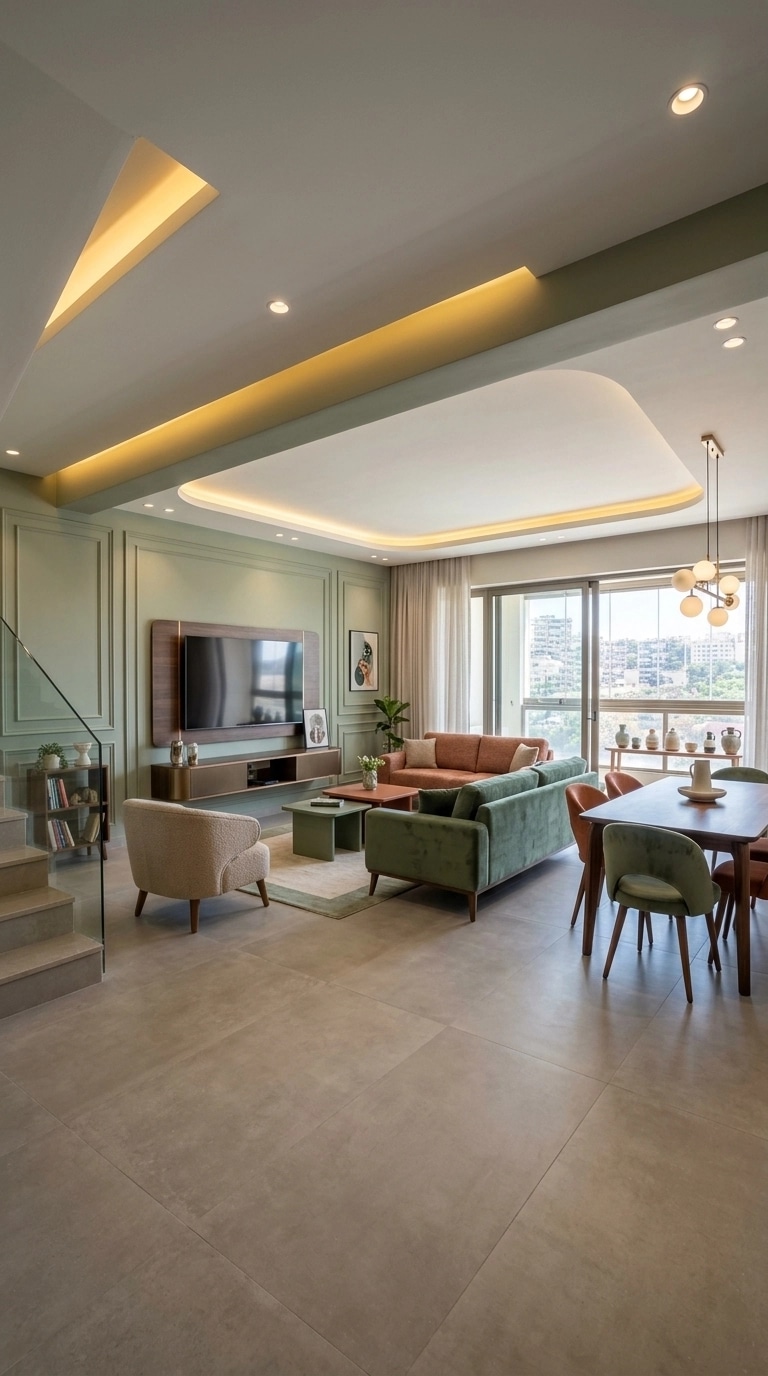 Interior design in Contemporary style — Living Room by GenRoom AI