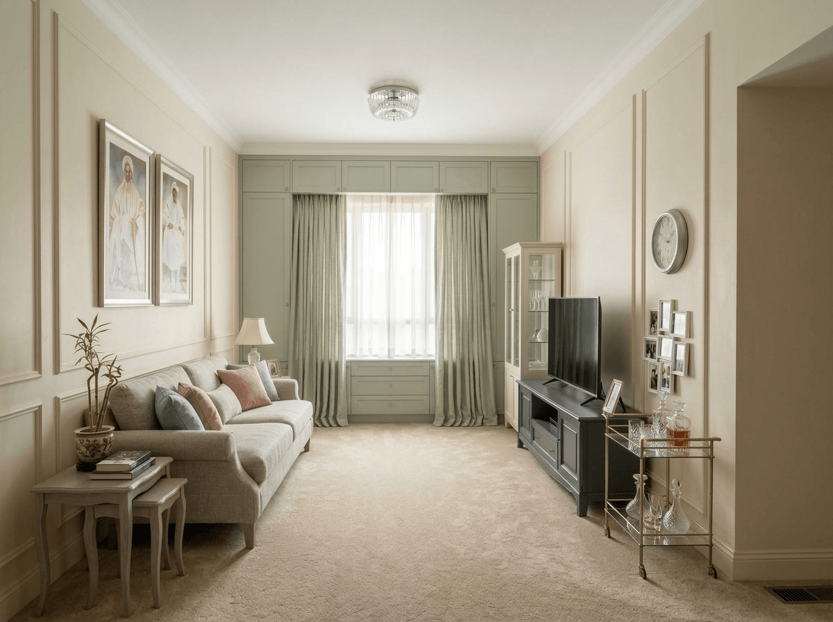 Interior design in Classic style — Living Room by GenRoom AI
