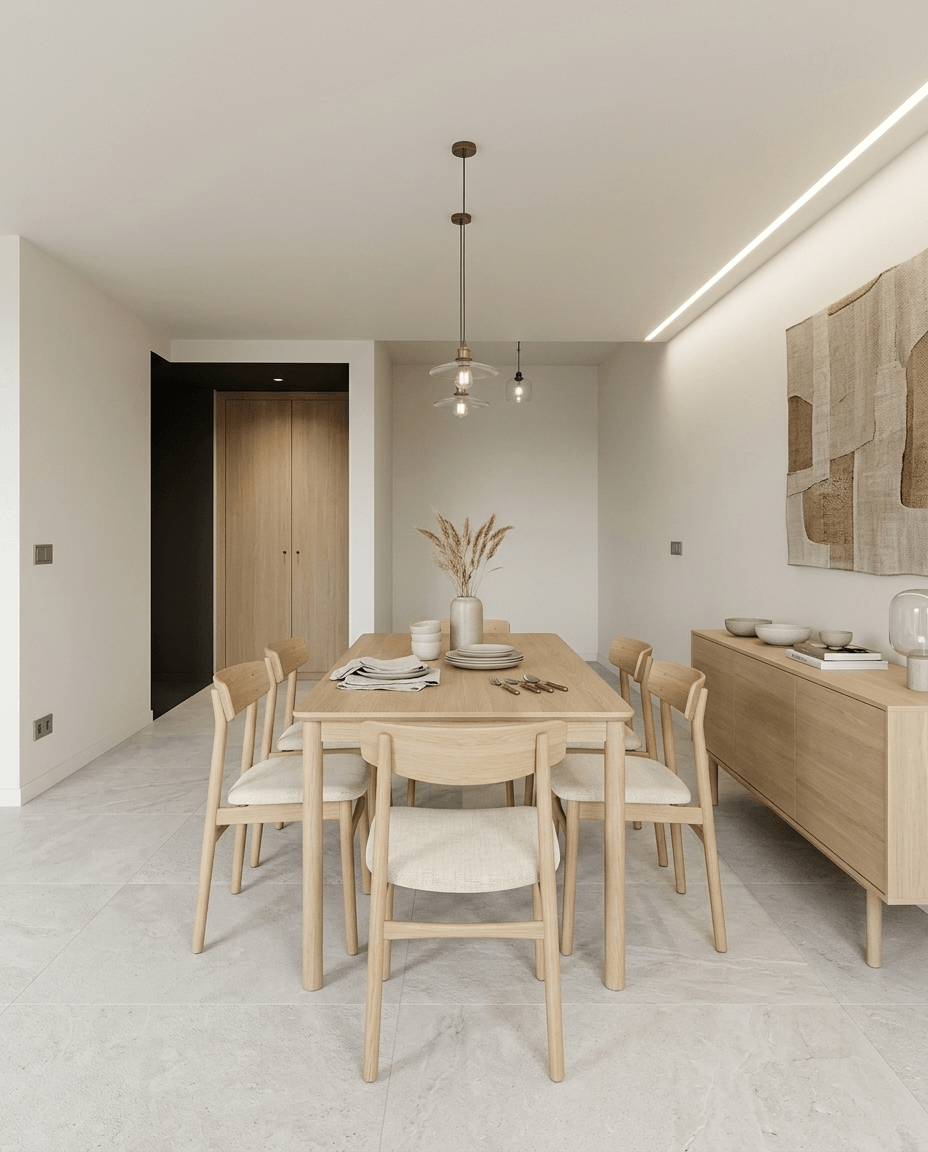 Interior design in Scandinavian style — dining_room by GenRoom AI
