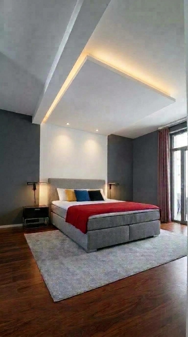 Bauhaus Bedroom design — interior photo by GenRoom AI