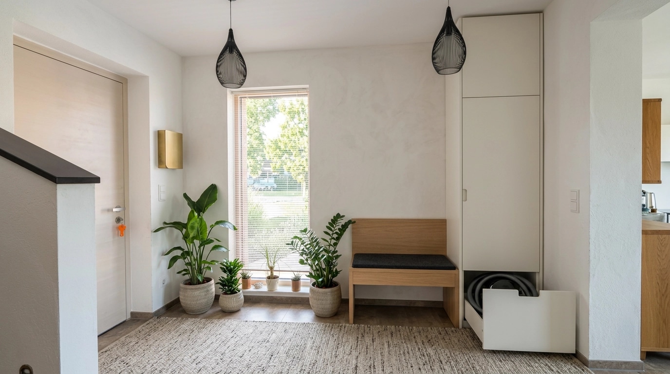 Interior design in Minimalism style — lobby by GenRoom AI