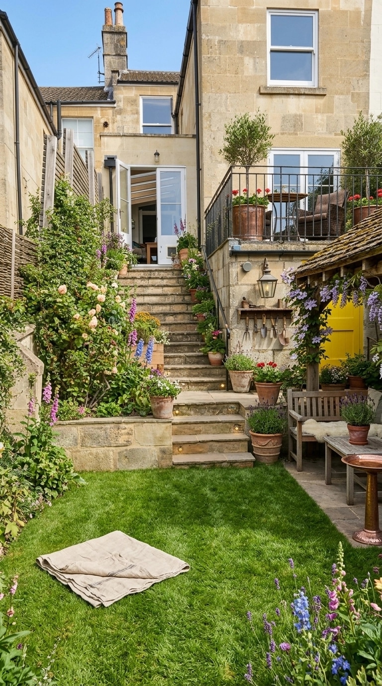 Country Rustic Garden Yard design — yard photo by GenRoom AI