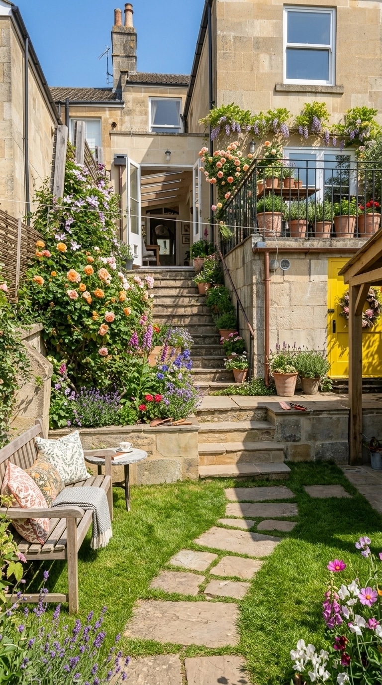 Landscape design in English Cottage Garden style — Yard by GenRoom AI