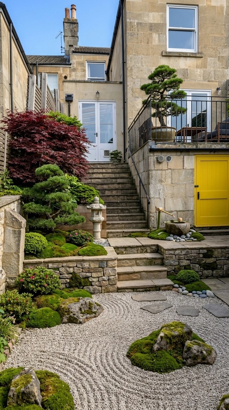 Landschaftsdesign im Japanese Garden-Stil — Garten von GenRoom AI