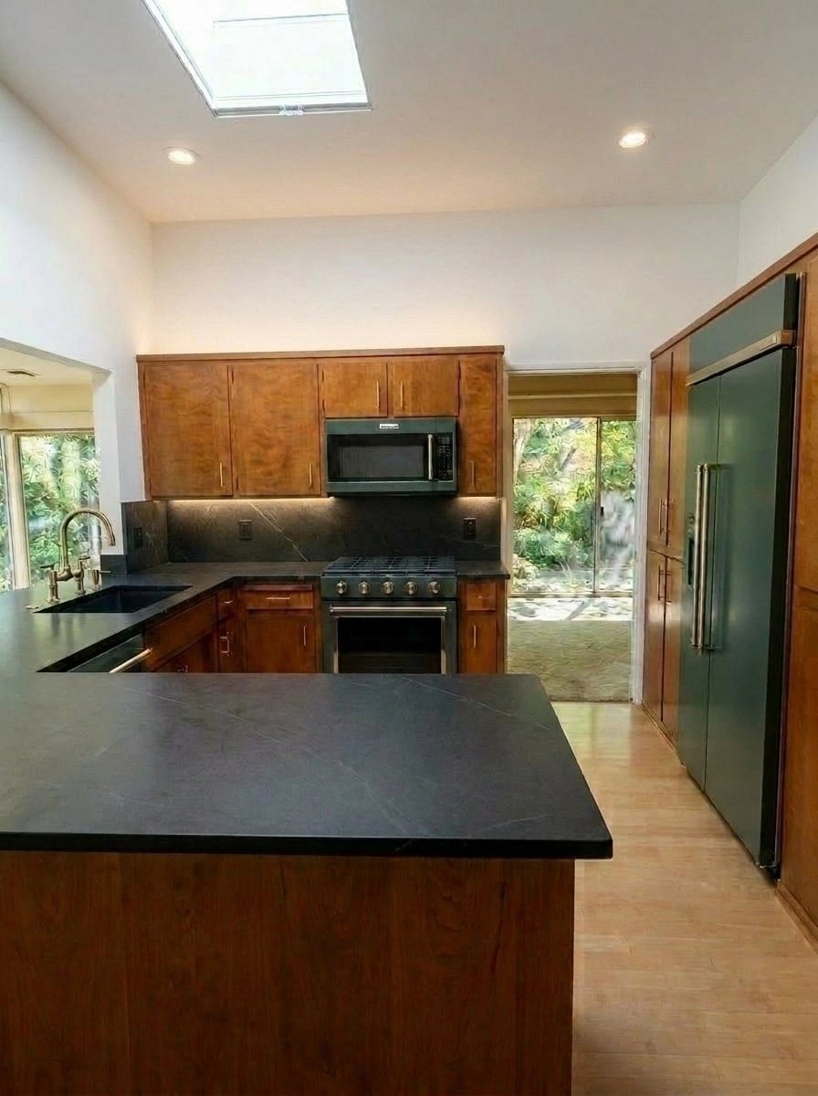 Interior design in Mid-Century Modern style — Kitchen by GenRoom AI