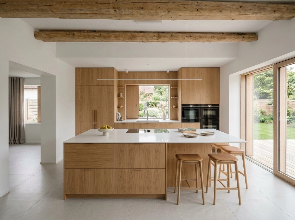 Minimalism Kitchen design — interior photo by GenRoom AI