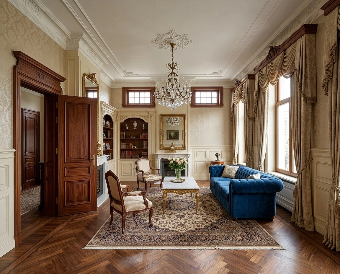 Interior design in Classic style — Living Room by GenRoom AI