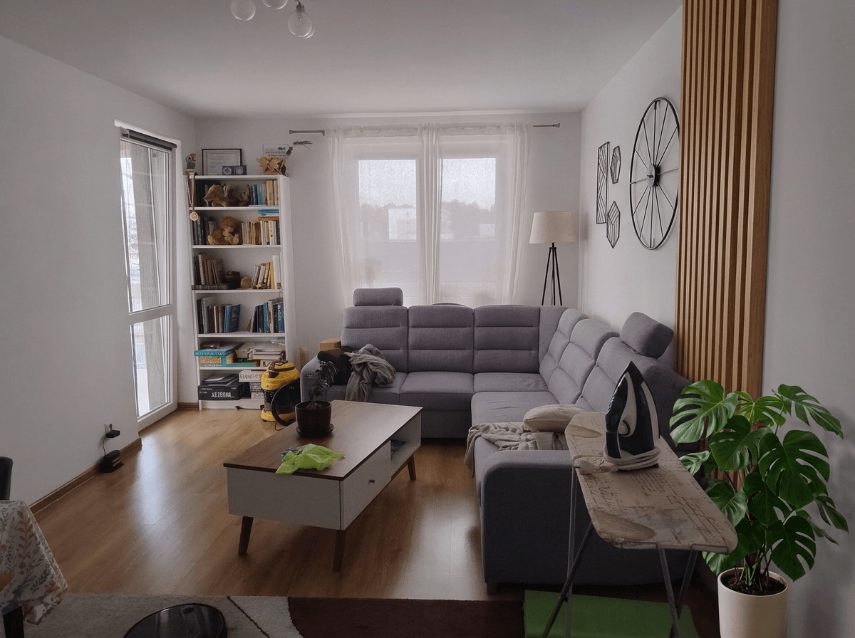 Contemporary Living Room design — interior photo by GenRoom AI