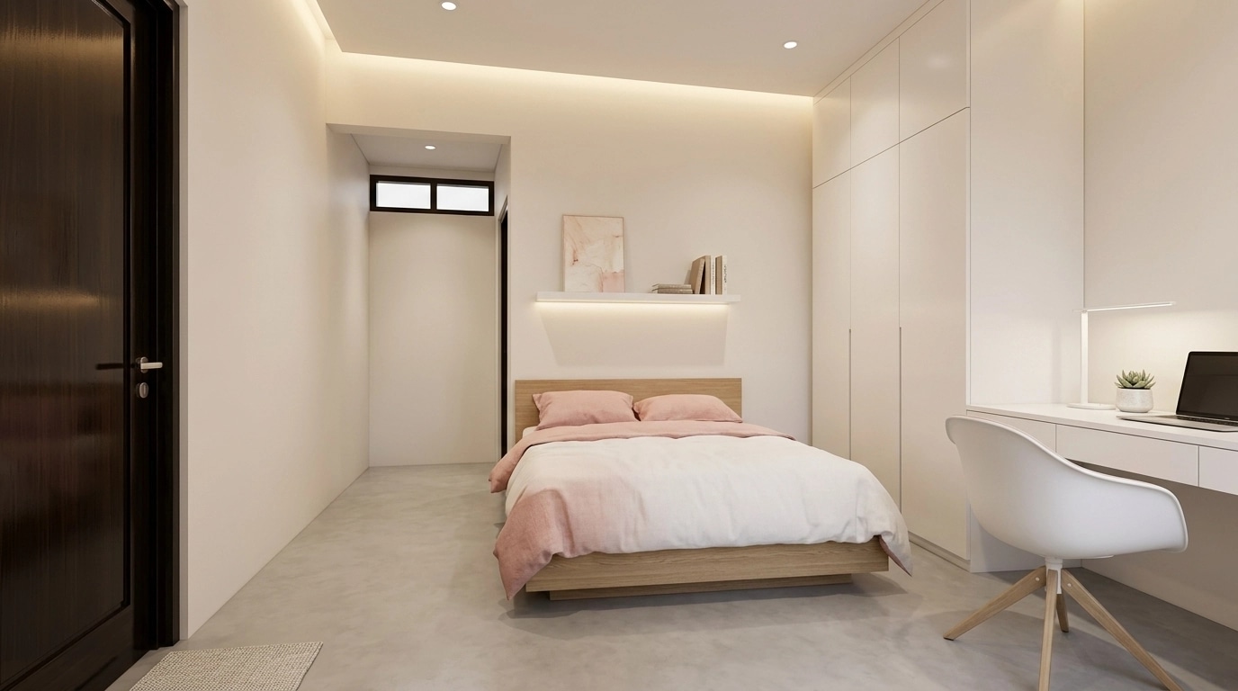 Minimalism Bedroom design — interior photo by GenRoom AI