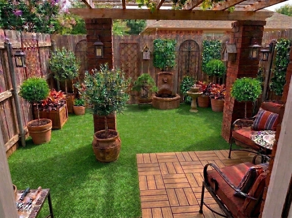 Mediterranean Yard Yard design — yard photo by GenRoom AI