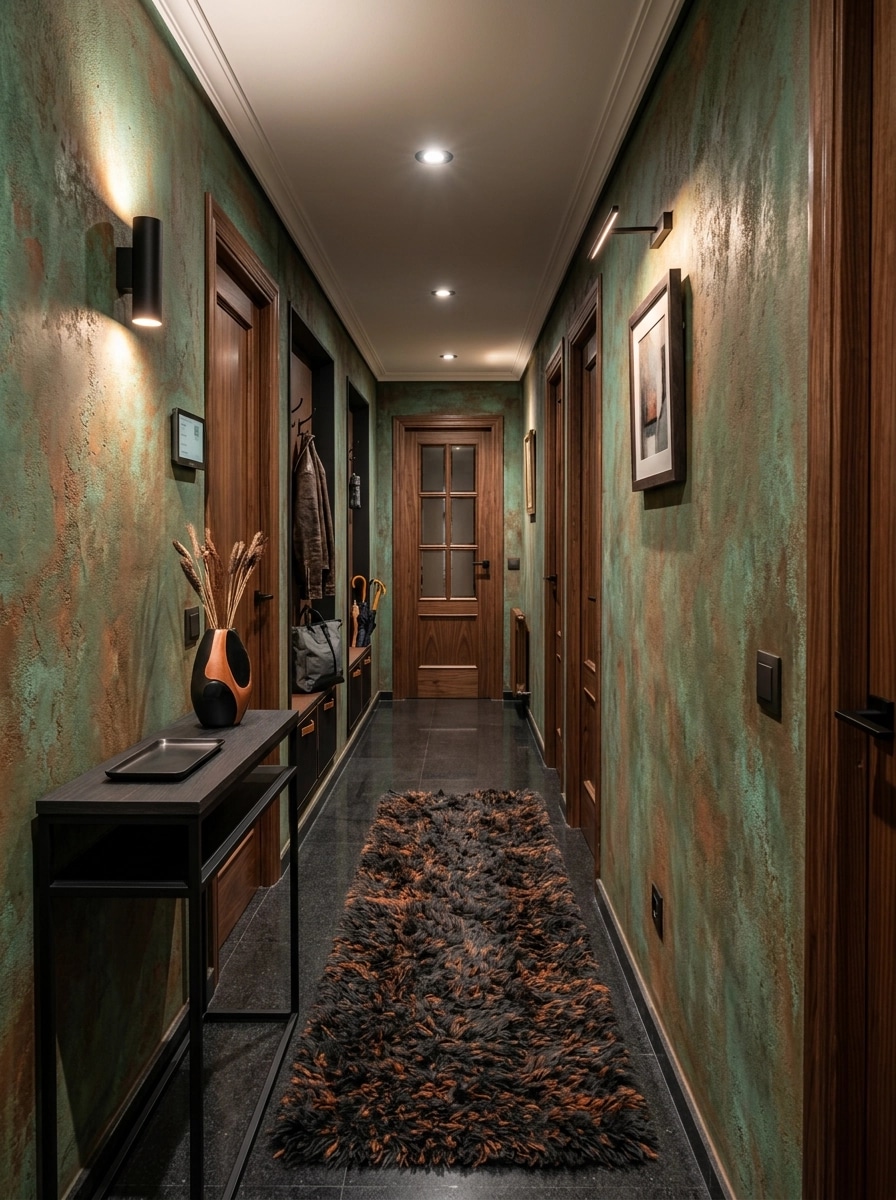 Interior design in Blacktec style — Hallway by GenRoom AI