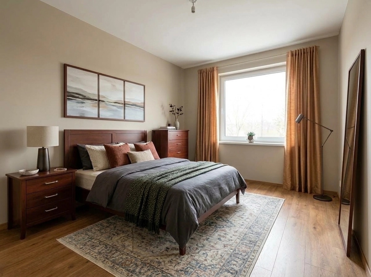 Contemporary Bedroom design — interior photo by GenRoom AI