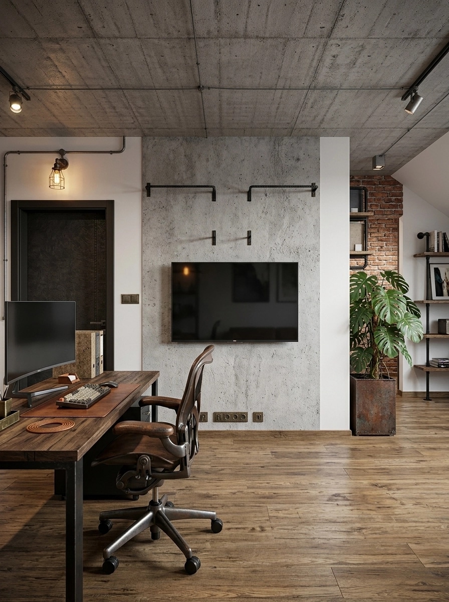 Loft / Industrial Office design — interior photo by GenRoom AI