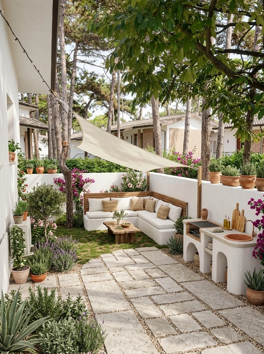 Mediterranean Yard Yard design — yard photo by GenRoom AI