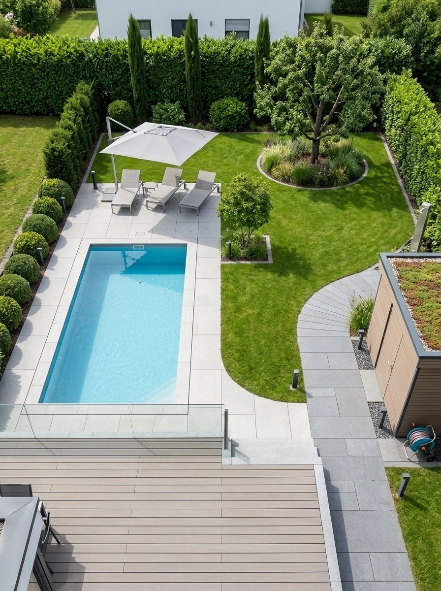 Contemporary Yard Yard design — yard photo by GenRoom AI