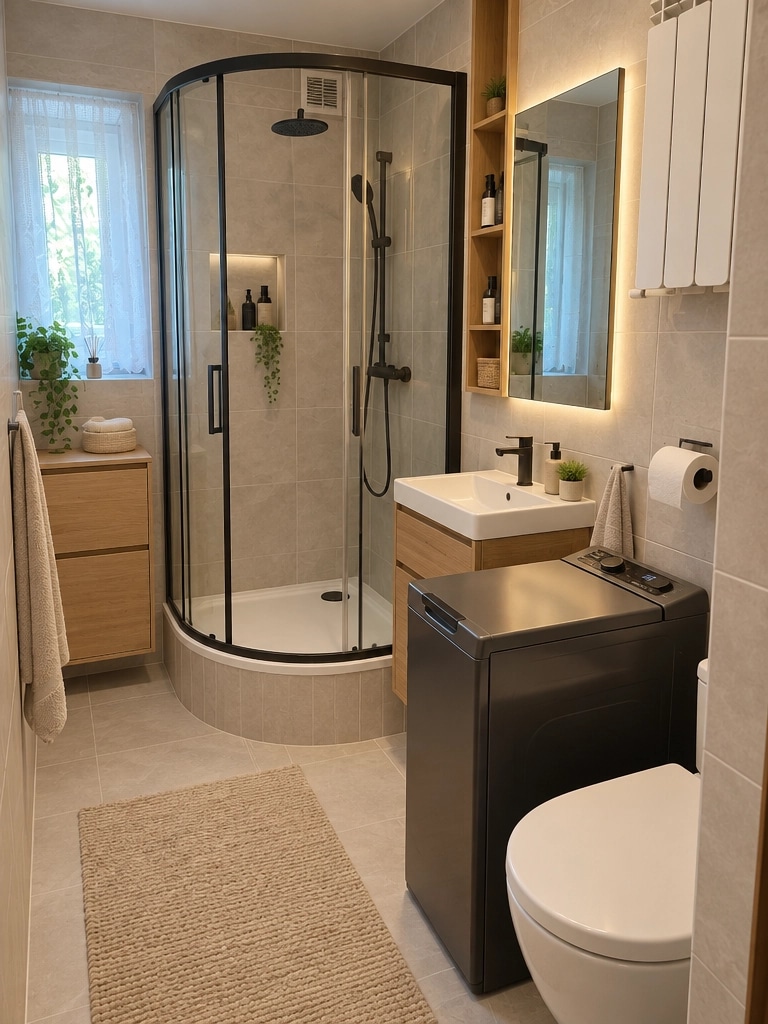 Minimalism Bathroom design — interior photo by GenRoom AI