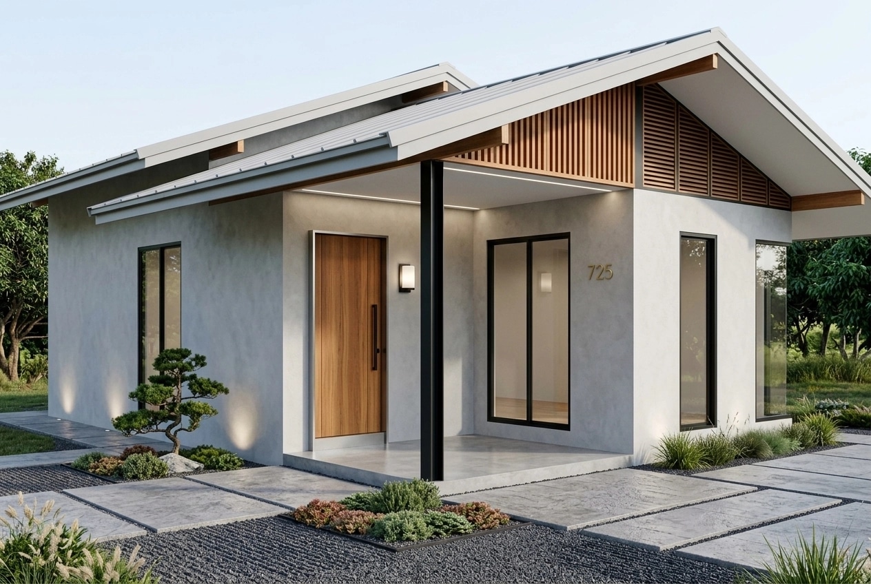 Minimalist Facade Facade design — facade photo by GenRoom AI