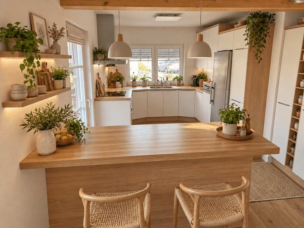 Scandinavian Kitchen design — interior photo by GenRoom AI