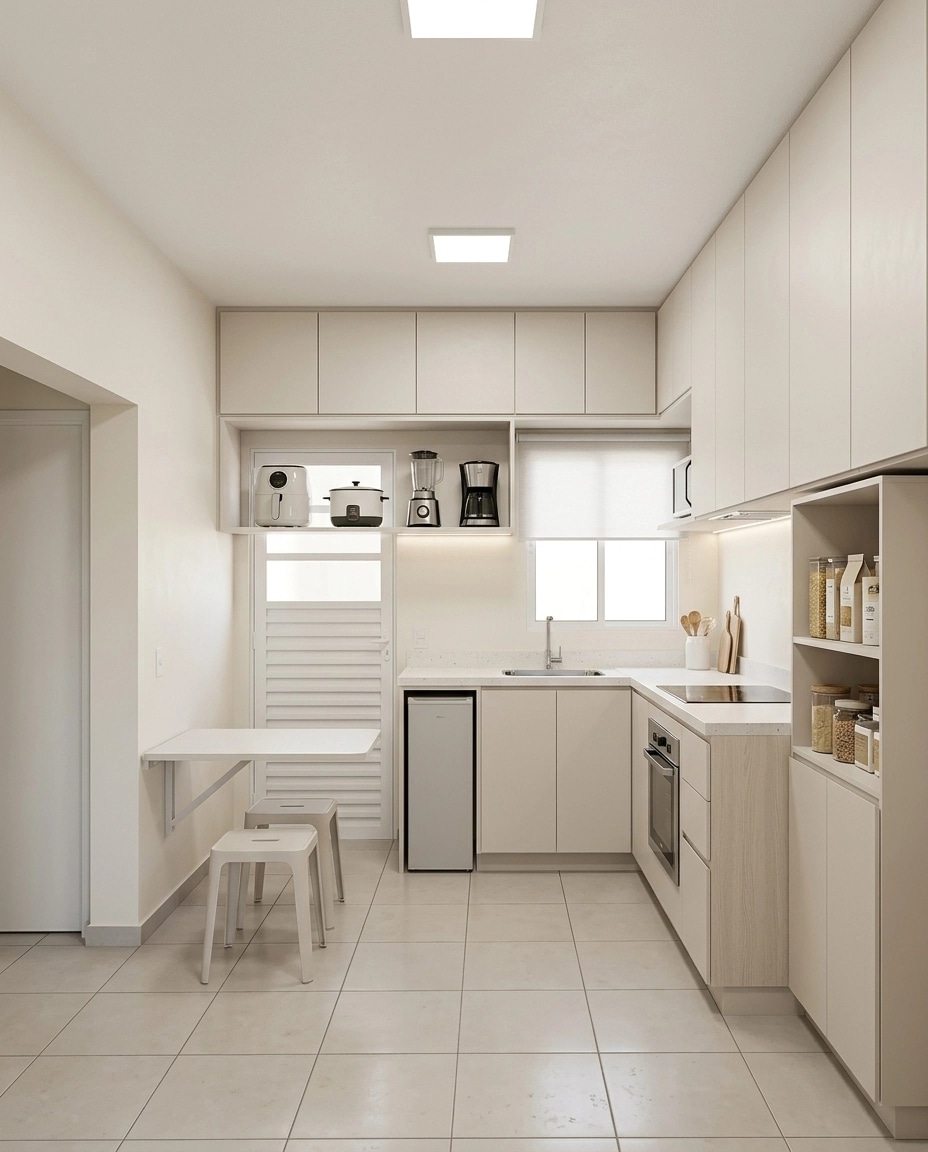 Minimalism Kitchen design — interior photo by GenRoom AI