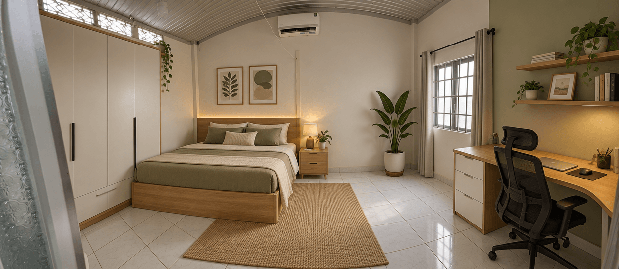 Interior design in Contemporary style — Bedroom by GenRoom AI